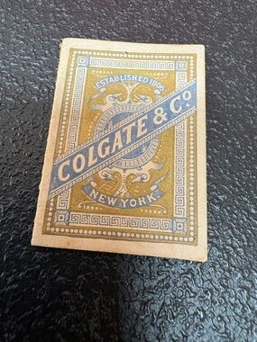 Vintage 1880 Colgate calendar book